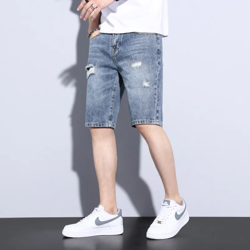 JUCY JUDY Denim Shorts Unisex Blue-4