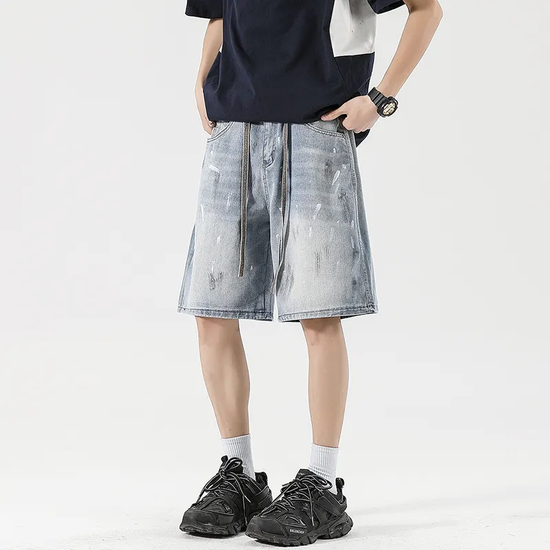 JUCY JUDY Denim Shorts Unisex Light Blue-4