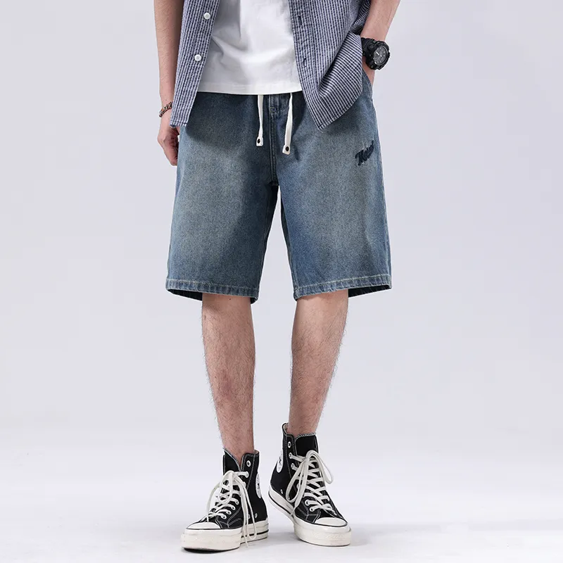 JUCY JUDY Denim Shorts Unisex Blue-2