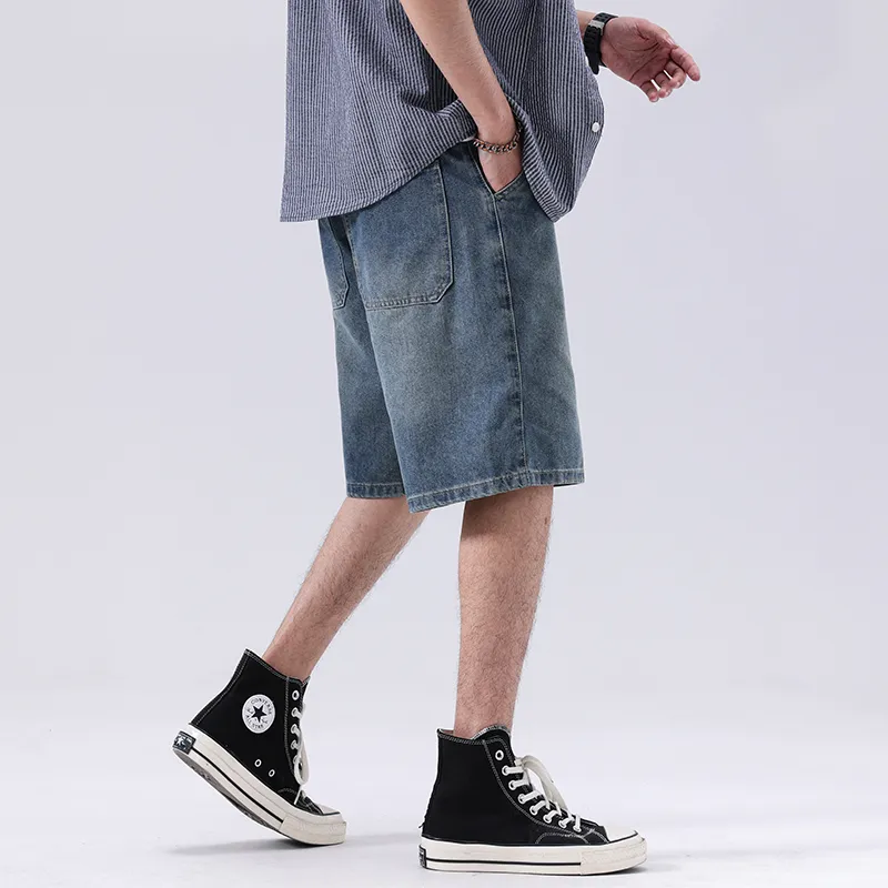 JUCY JUDY Denim Shorts Unisex Blue-7
