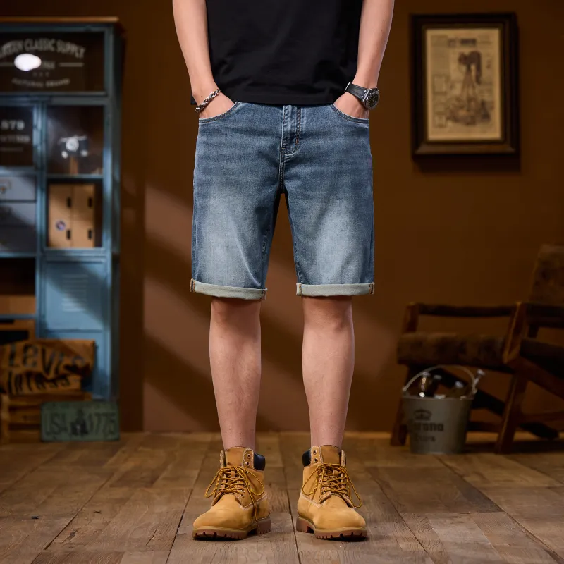 JUCY JUDY Denim Shorts Unisex Blue-2