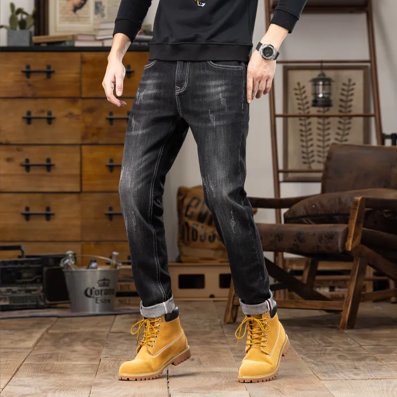JUCY JUDY Jeans Unisex Black Gray Color-4