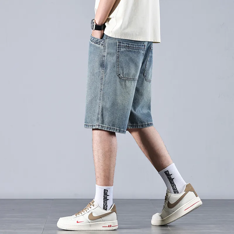 JUCY JUDY Denim Shorts Unisex Blue-7