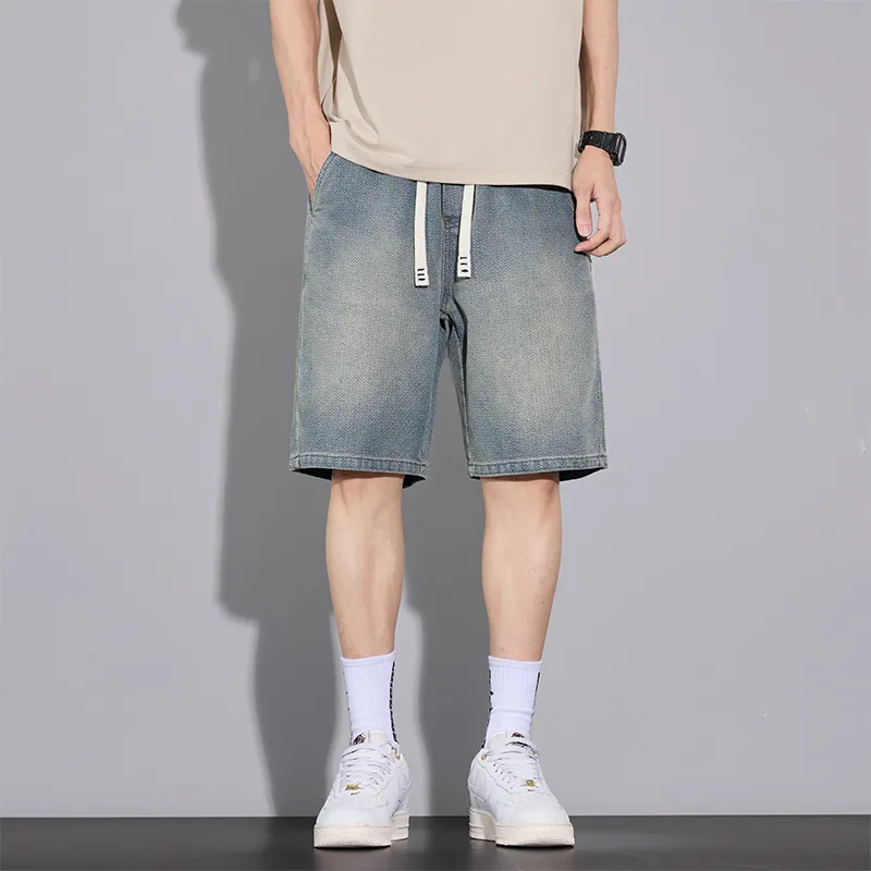 JUCY JUDY Denim Shorts Unisex Vintage Blue-2