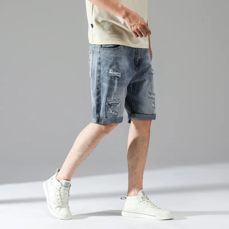 JUCY JUDY Denim Shorts Unisex Blue-7