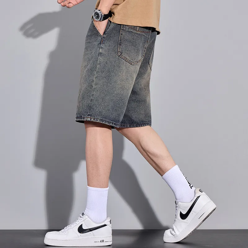 JUCY JUDY Denim Shorts Unisex Vintage Blue-6