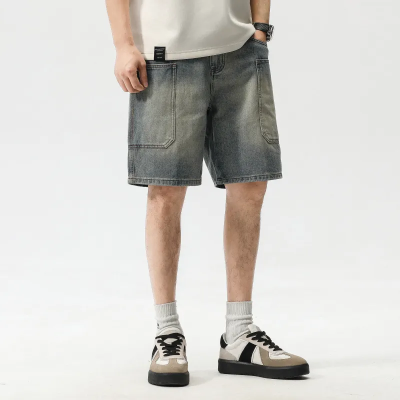 JUCY JUDY Denim Shorts Unisex Blue-3