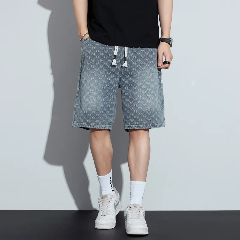 JUCY JUDY Denim Shorts Unisex Nostalgic Blue-2
