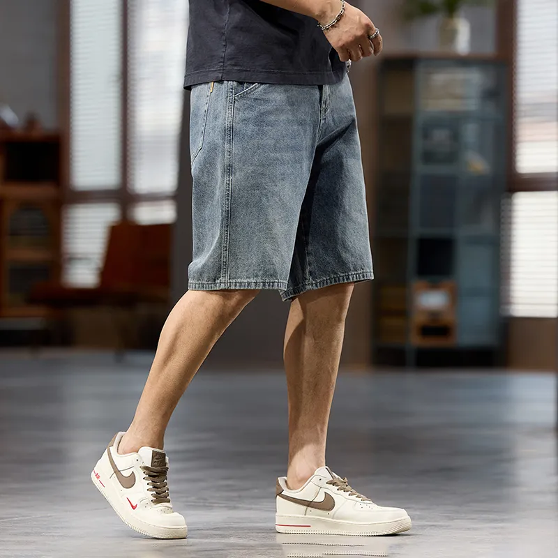 JUCY JUDY Denim Shorts Unisex Vintage Blue-6