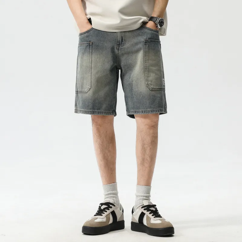 JUCY JUDY Denim Shorts Unisex Blue-2
