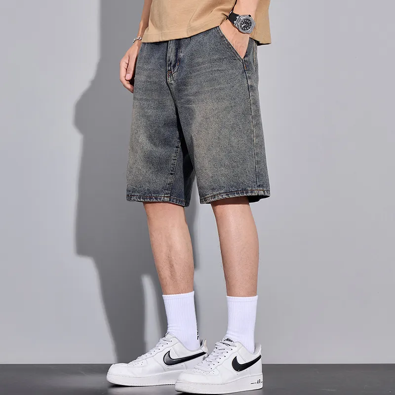 JUCY JUDY Denim Shorts Unisex Vintage Blue-5