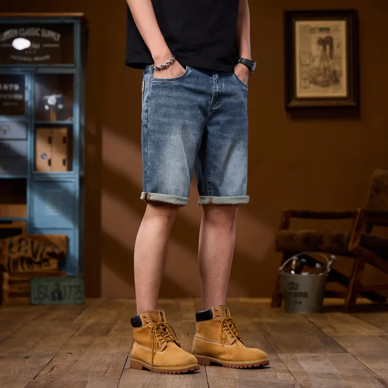 JUCY JUDY Denim Shorts Unisex Blue-4