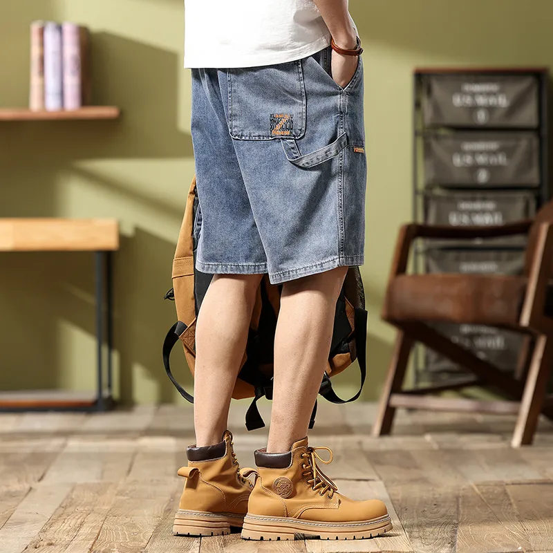 JUCY JUDY Denim Shorts Unisex Blue-6