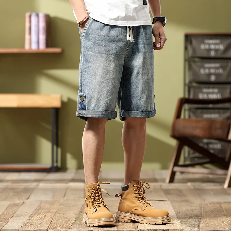 JUCY JUDY Denim Shorts Unisex Blue-3