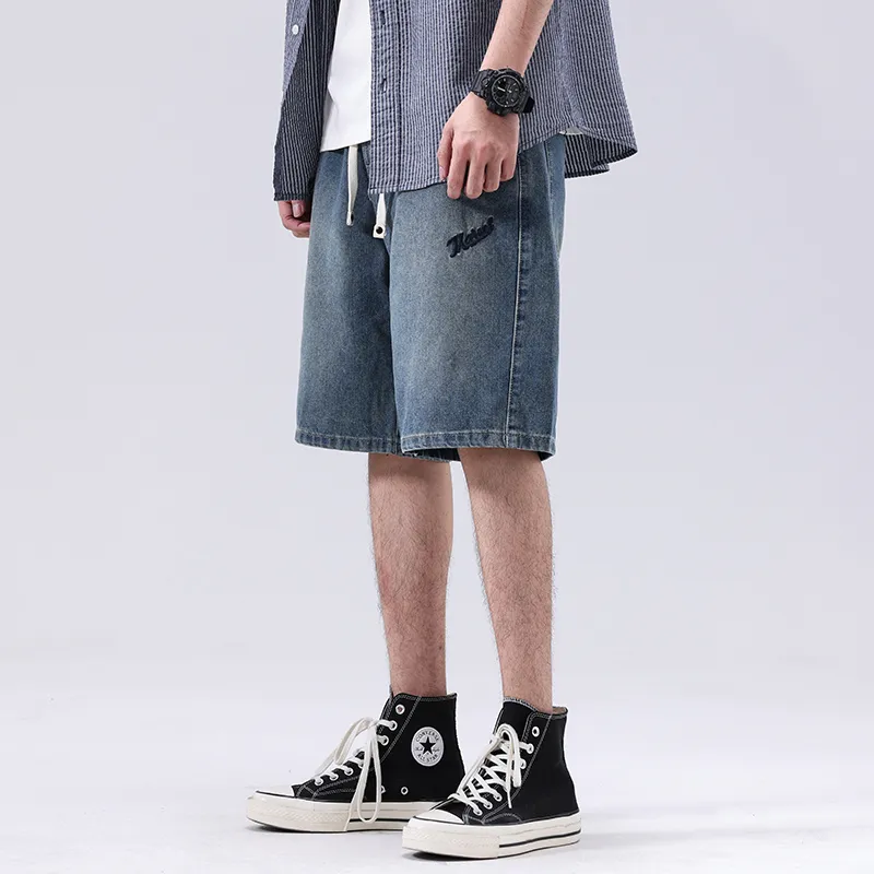 JUCY JUDY Denim Shorts Unisex Blue-3