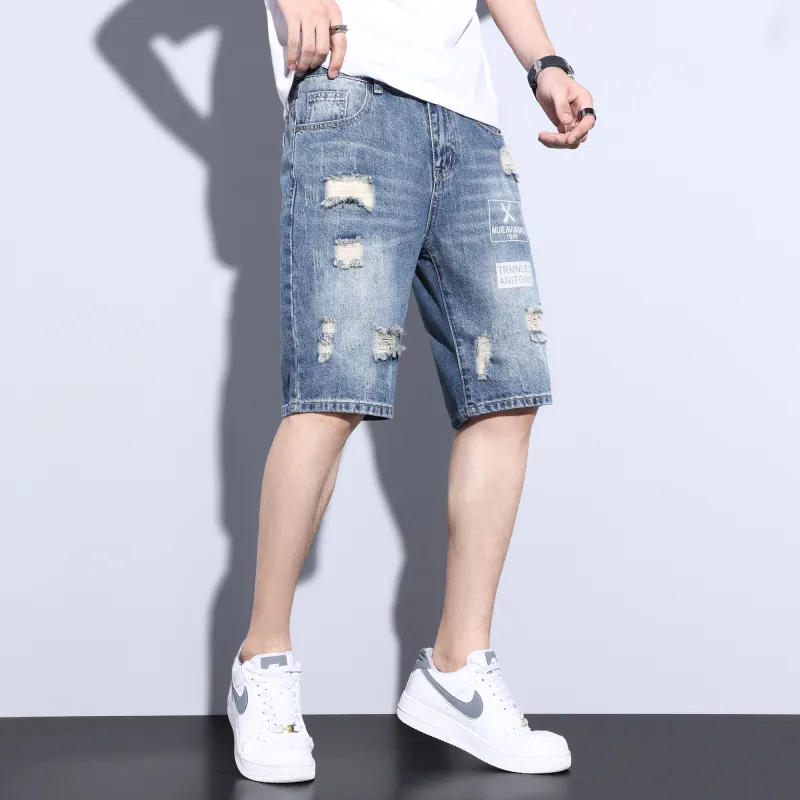 JUCY JUDY Denim Shorts Unisex Blue-7