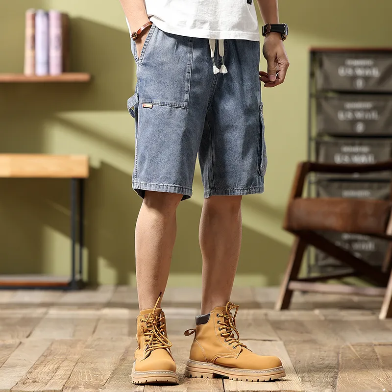 JUCY JUDY Denim Shorts Unisex Blue-3