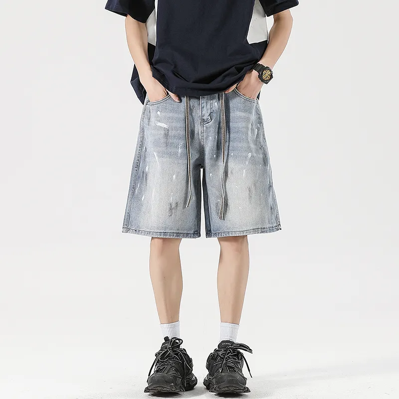 JUCY JUDY Denim Shorts Unisex Light Blue-2
