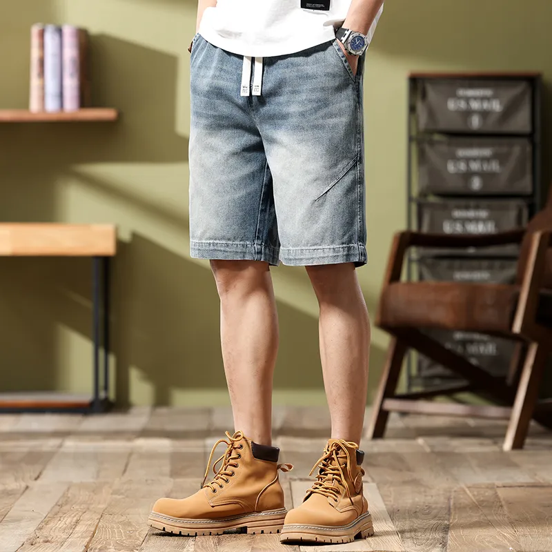 JUCY JUDY Denim Shorts Unisex Blue-2