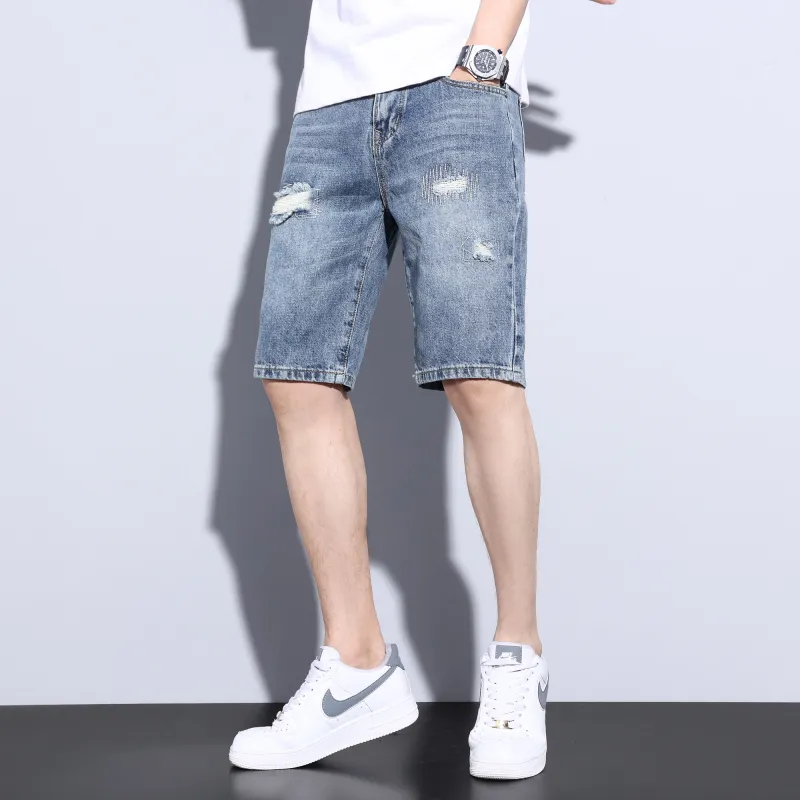 JUCY JUDY Denim Shorts Unisex Blue-2
