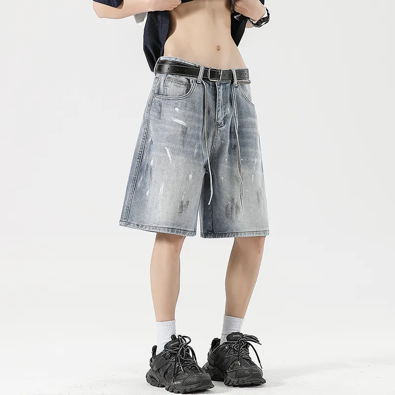 JUCY JUDY Denim Shorts Unisex Light Blue-7