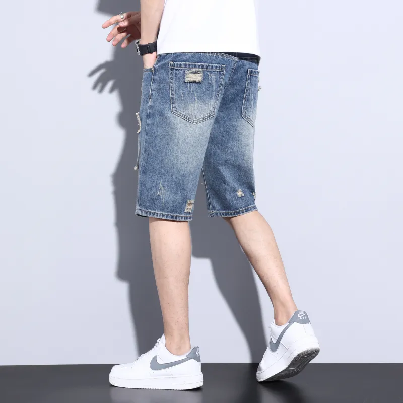 JUCY JUDY Denim Shorts Unisex Blue-7