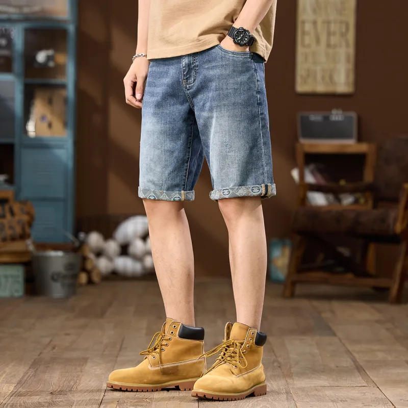JUCY JUDY Denim Shorts Unisex Blue-3