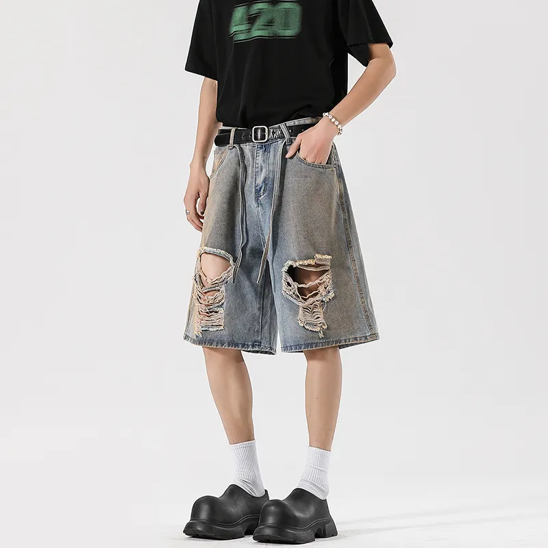 JUCY JUDY Denim Shorts Unisex Blue-4