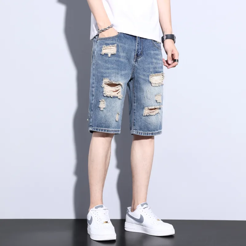 JUCY JUDY Denim Shorts Unisex Blue-5
