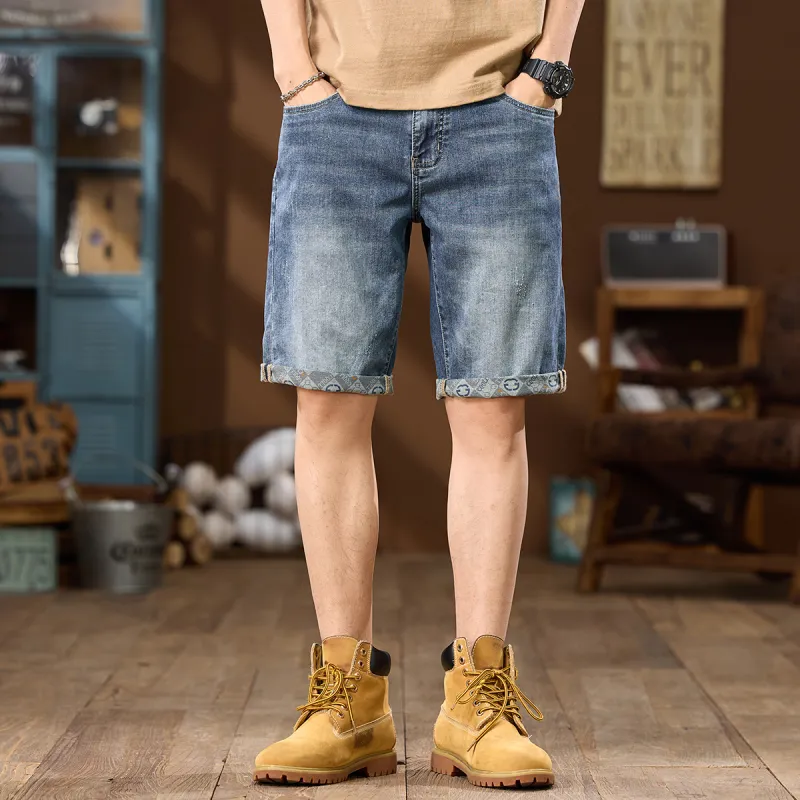 JUCY JUDY Denim Shorts Unisex Blue-2