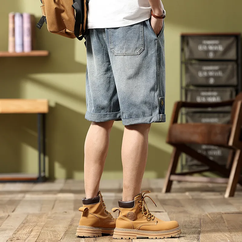 JUCY JUDY Denim Shorts Unisex Blue-7