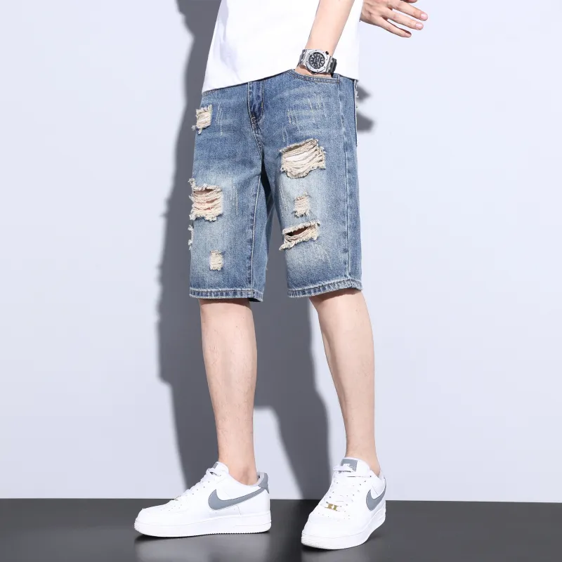 JUCY JUDY Denim Shorts Unisex Blue-3