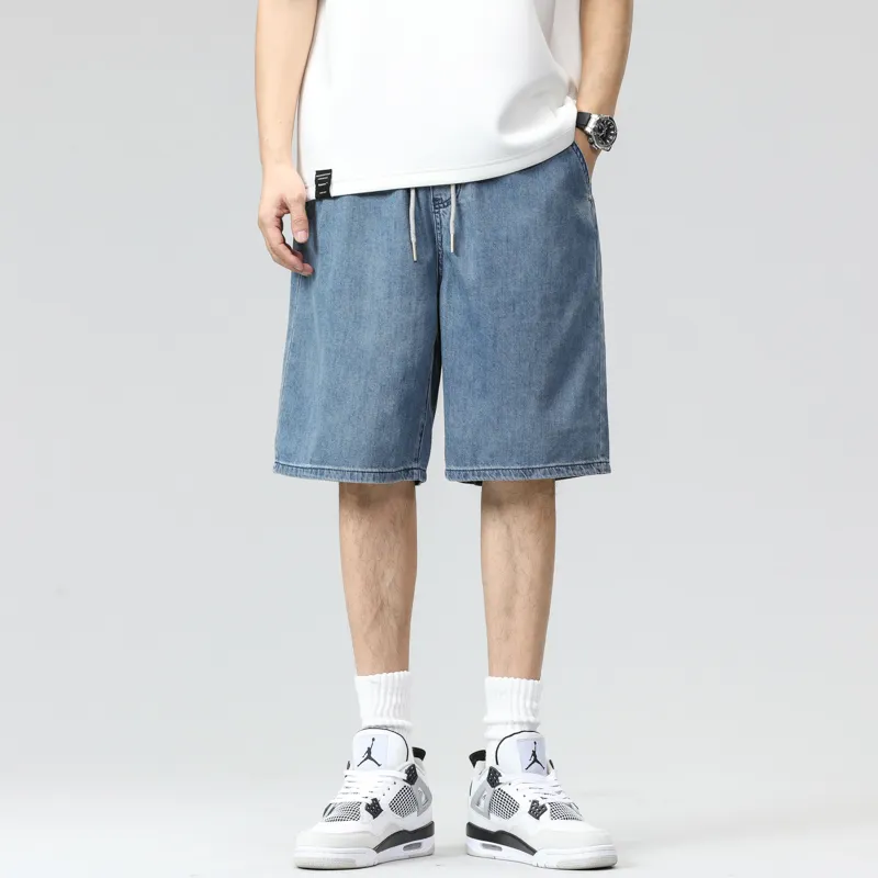 JUCY JUDY Denim Shorts Unisex Blue-2