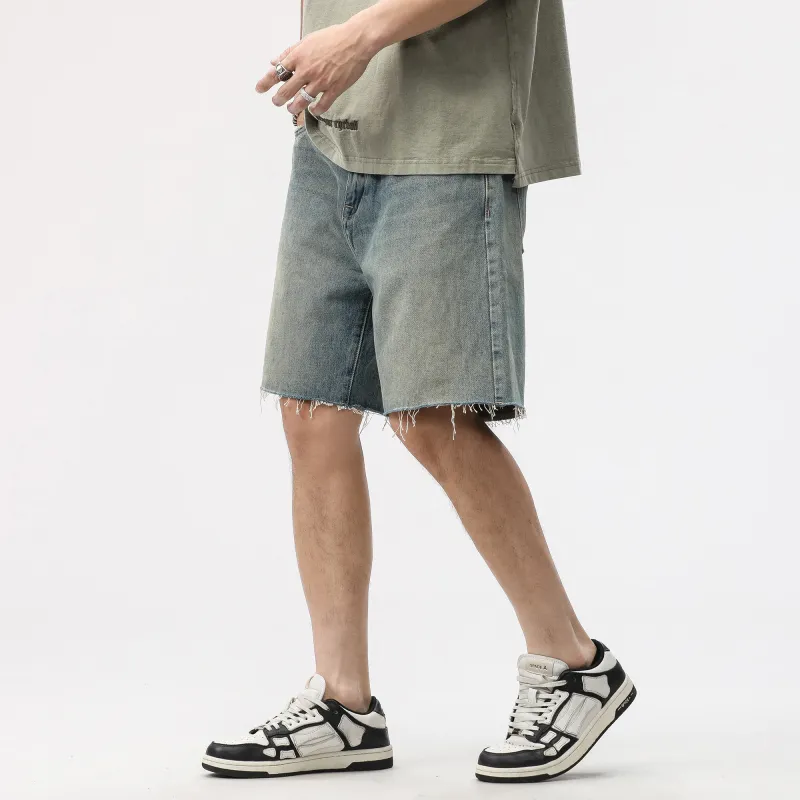 JUCY JUDY Denim Shorts Unisex Blue-4