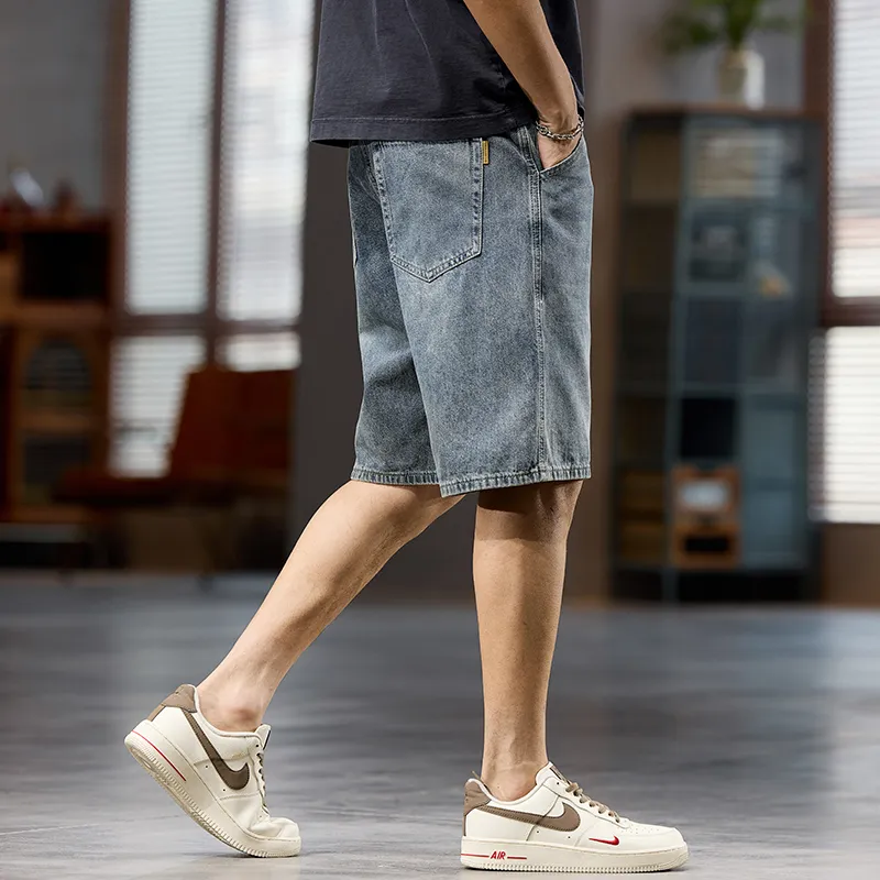 JUCY JUDY Denim Shorts Unisex Vintage Blue-7