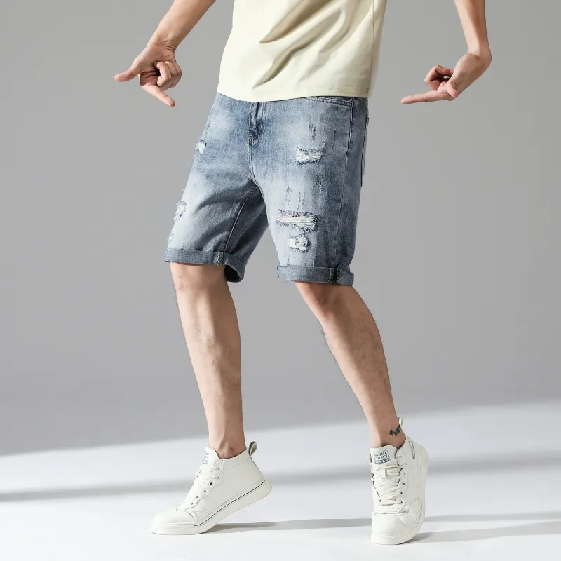 JUCY JUDY Denim Shorts Unisex Blue-5