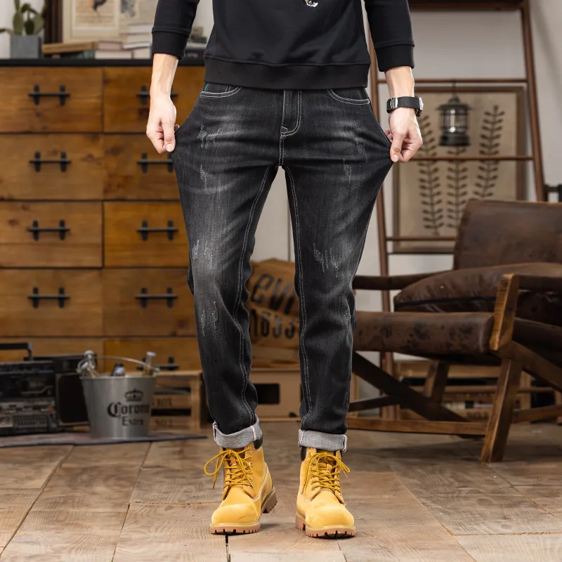 JUCY JUDY Jeans Unisex Black Gray Color-7