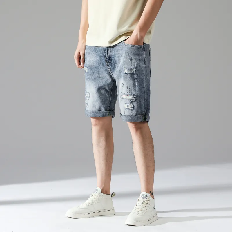 JUCY JUDY Denim Shorts Unisex Blue-3