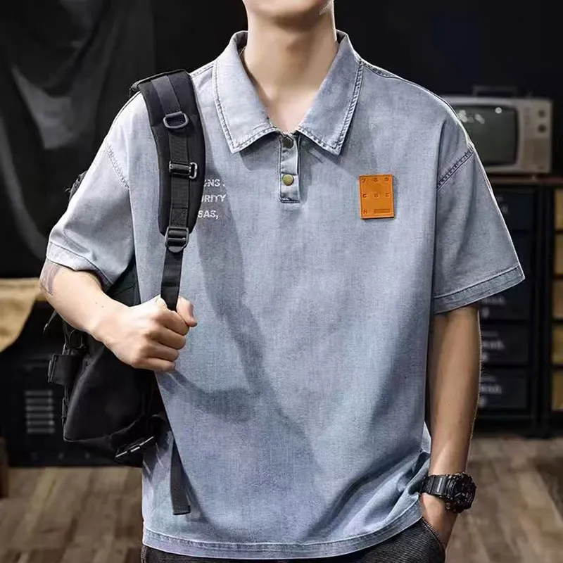 JUCY JUDY Polo Shirt Unisex Blue-5