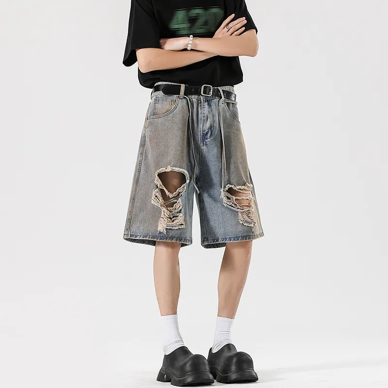 JUCY JUDY Denim Shorts Unisex Blue-7