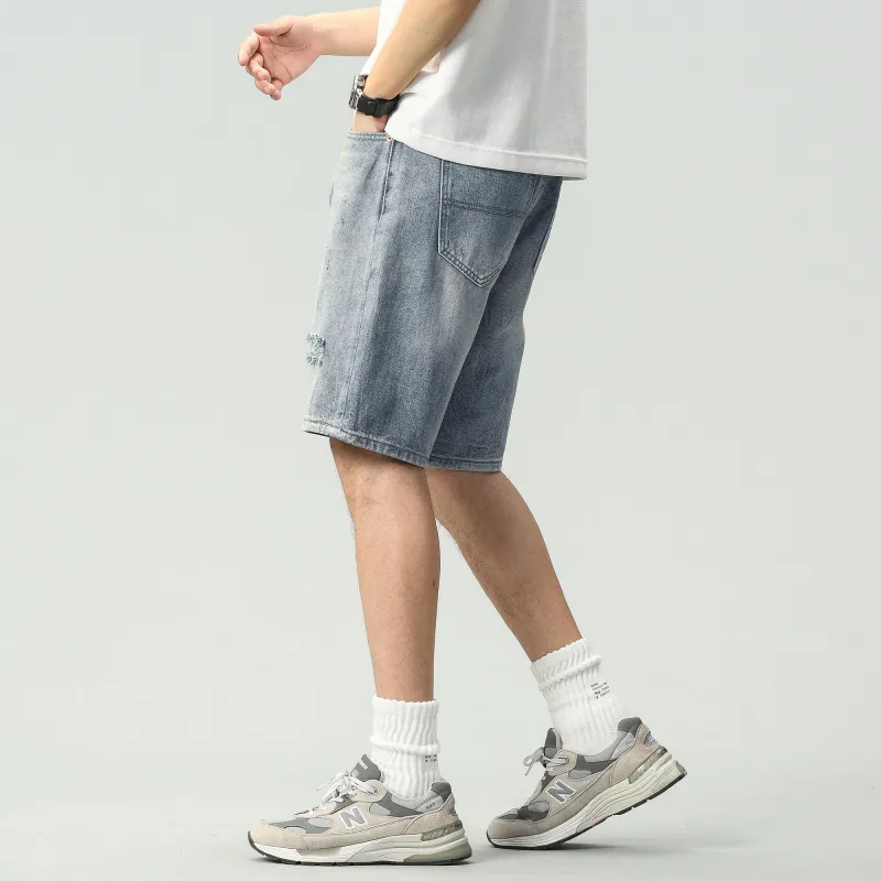 JUCY JUDY Denim Shorts Unisex Blue-5