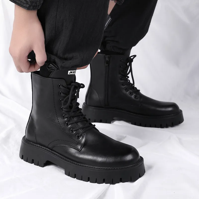 JKEM Crew Martin Boot Men's Black-7