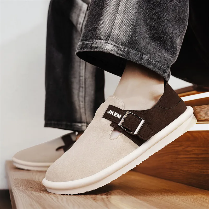 JKEM Shock Absorbers With Slip Resistant And Abrasion Resistant Properties Low Top Casual Shoes Men's-4
