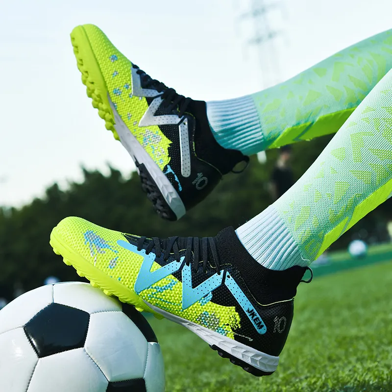 JKEM Cushioning, Slip Resistant, Abrasion Resistant, Breathable, Impact Resistant, Lightweight Soccer Shoes Unisex-34