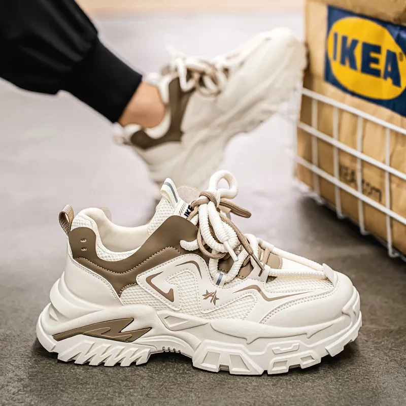 JKEM Cushioning, Slip Resistant, And Abrasion Resistant Low Top Chunky Sneakers Men's-14