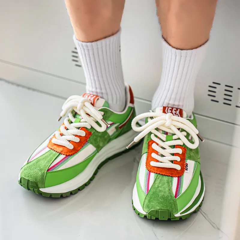 JKEM Cushioning, Breathable, Height Increasing Low Top Casual Shoes Men's-4