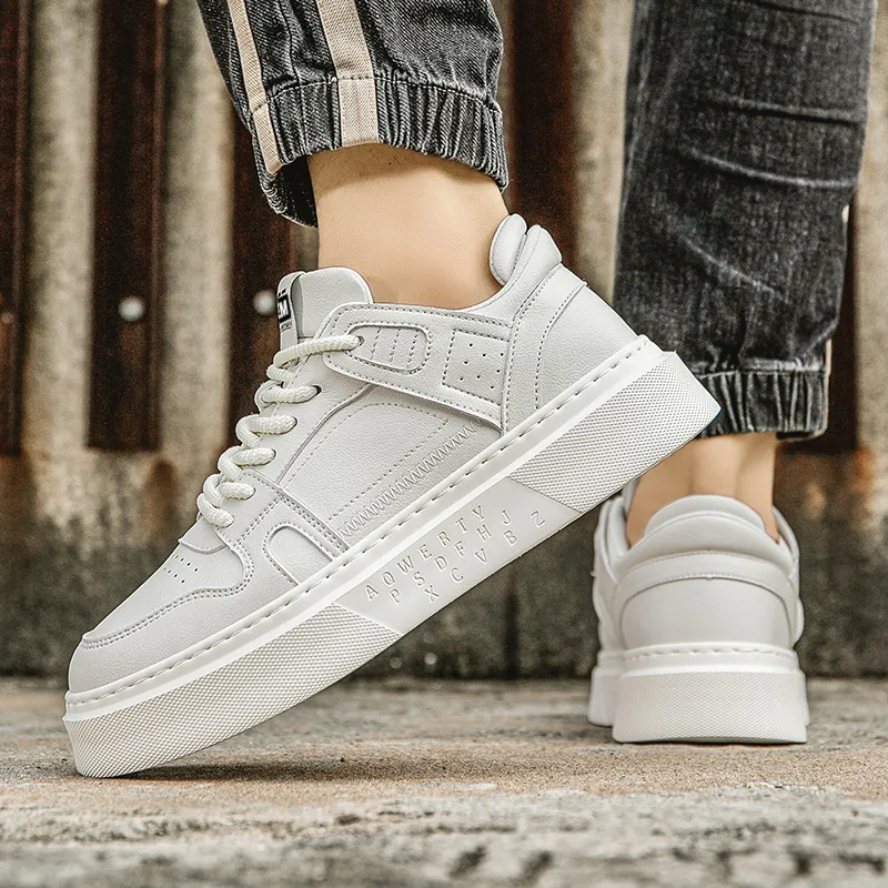 JKEM Slip Resistant Cushioning Abrasion Resistant Low Top Skateboard Shoes Men's-9