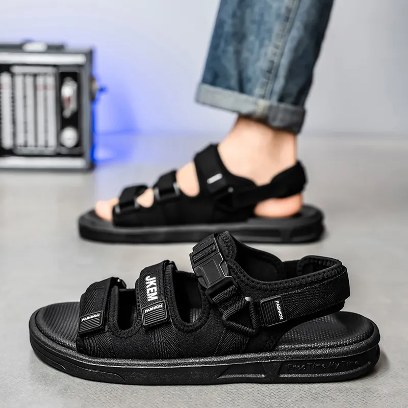 JKEM Beach Sandals Unisex White-5