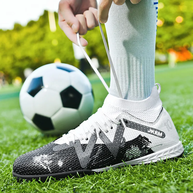 JKEM Cushioning, Slip Resistant, Abrasion Resistant, Breathable, Impact Resistant, Lightweight Soccer Shoes Unisex-40