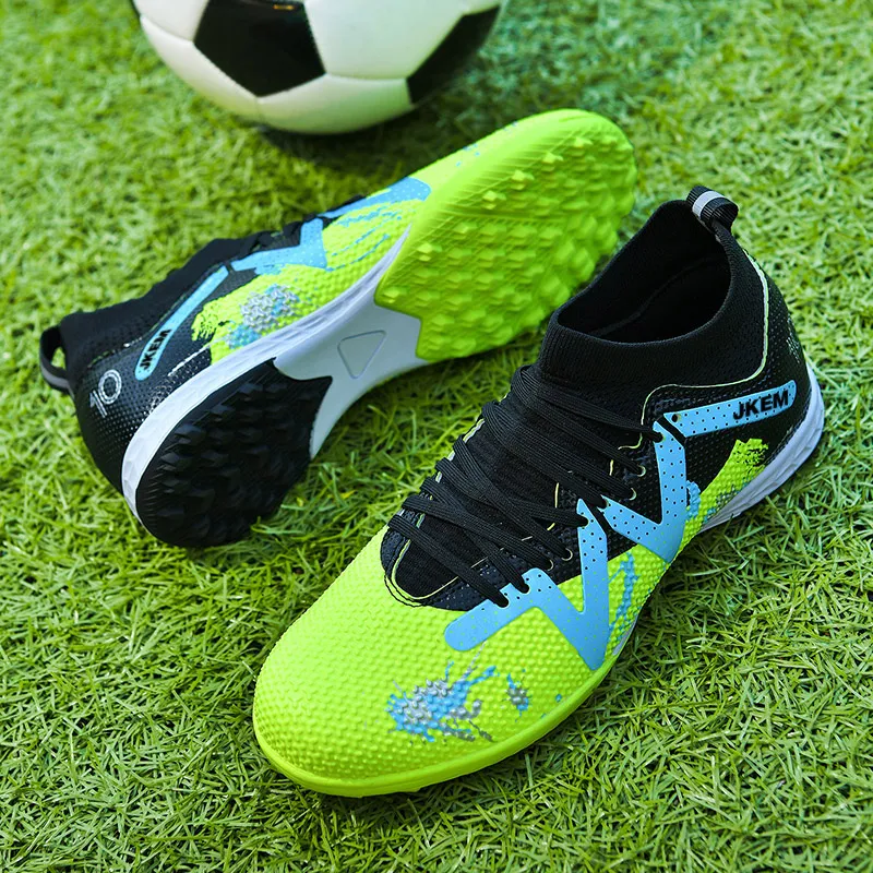 JKEM Cushioning, Slip Resistant, Abrasion Resistant, Breathable, Impact Resistant, Lightweight Soccer Shoes Unisex-31
